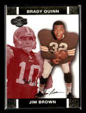2007 Topps Co-Signers #45 Jim Brown/Brady Quinn /399