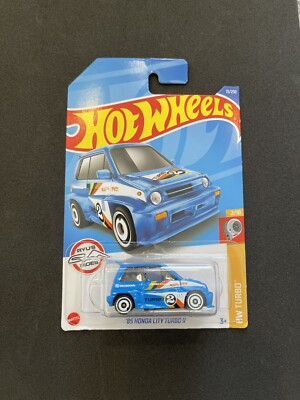 Hot Wheels 2022 HW Turbo #13 '85 Honda City Turbo II Blue Ryu's Rides ...