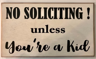 Funny Ma... No Soliciting Unless You/'re Selling Girl Scout Cookies Door Magnet