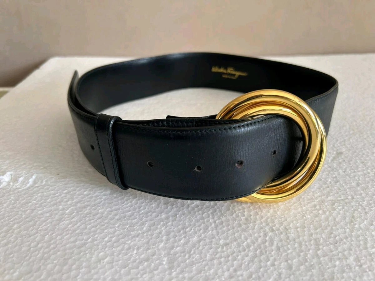 Salvatore Ferragamo Black Belts for Women for sale | eBay display picture 1