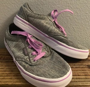 grey and purple vans
