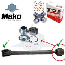 SPICER U-JOINT 1310 + High Speed CV JOINT for Jeep Liberty Front 4x4 Shaft 08-12