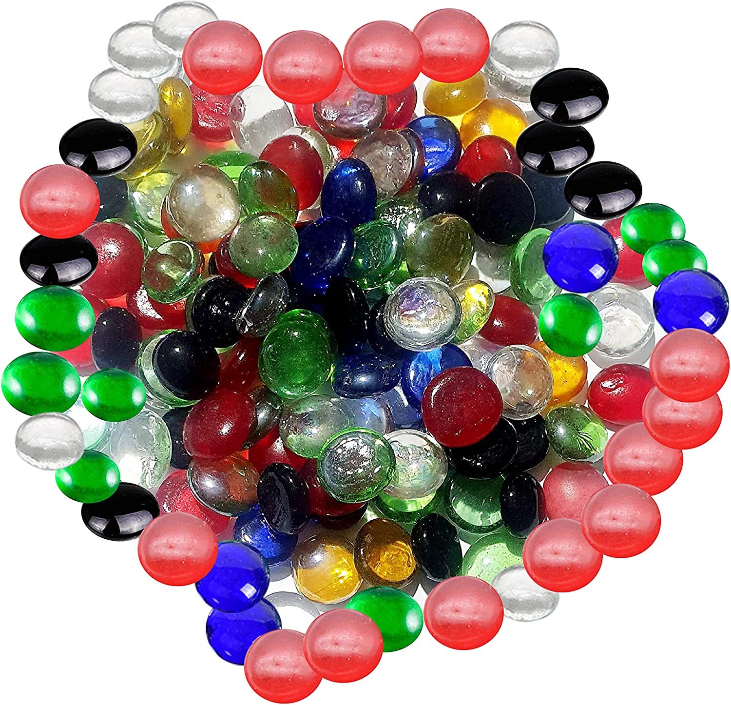 Decorative Glass Pebbles Vase Nuggets Wedding Decoration Various