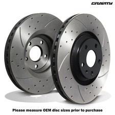 COPPIA DISCHI FRENO ANTERIORI VENTILATI 340mm per AUDI TT TTS 8J 2.0 TDI QUATTRO 2008-2014