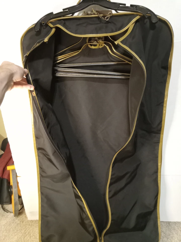 Bolsa de ropa colgante de viaje vintage Lark equipaje para trajes y vestidos Foto 4 de 4