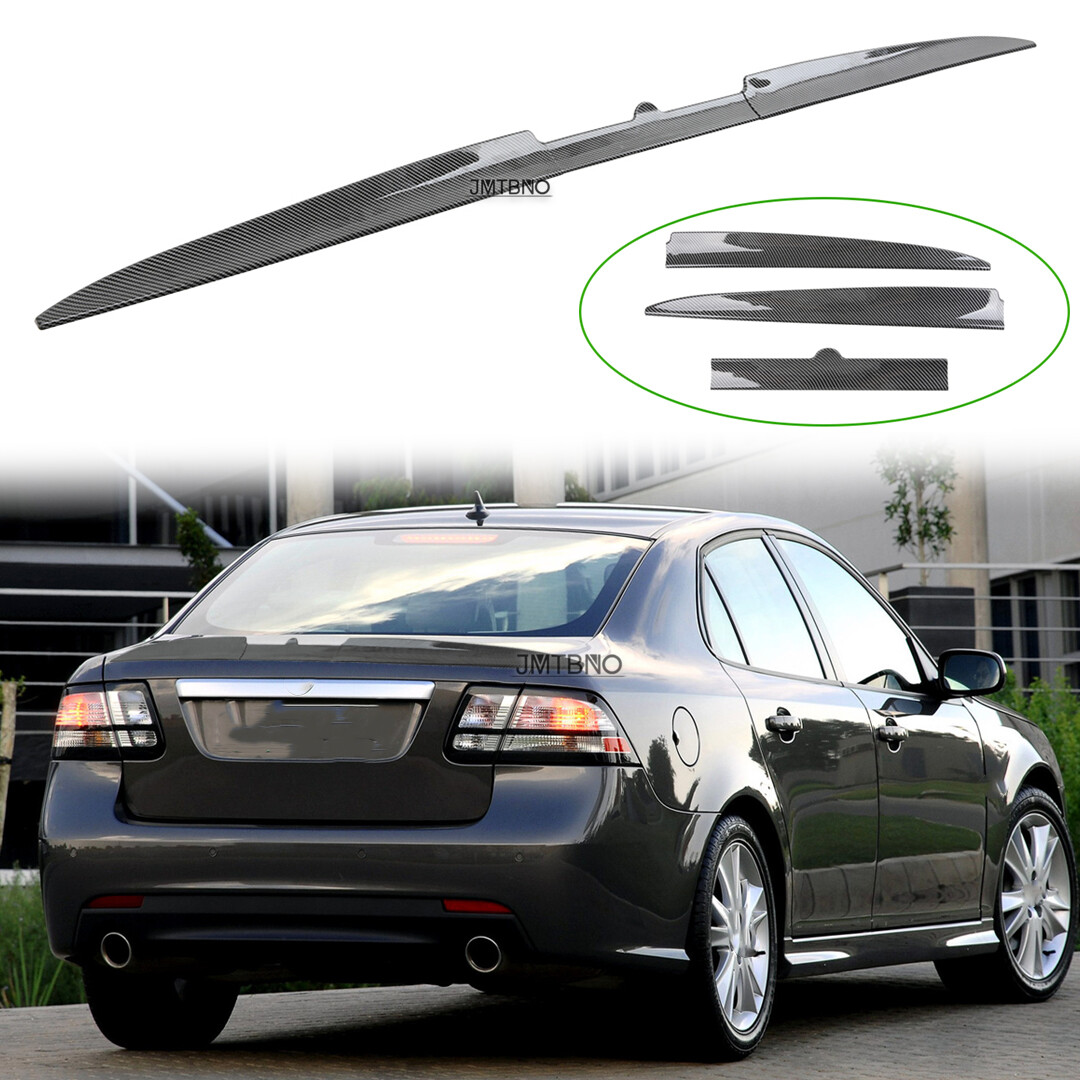 Rear Trunk Roof Lip Spoiler Wing Carbon Fiber For SAAB 9-3 AERO