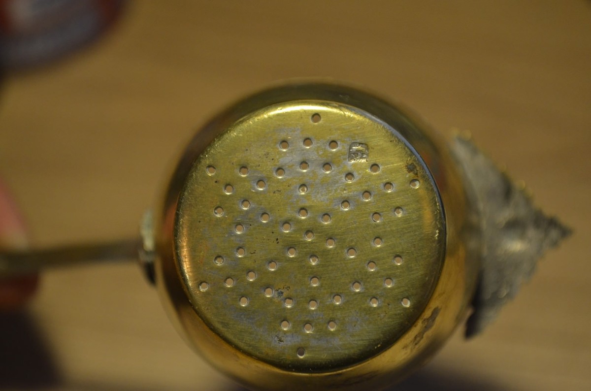 Ancienne Cuillère à Thé Mécanique En Métal Argenté - Passe-thé - Objet Vintage