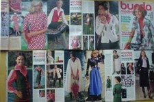 Burda Moden 76/01 Jeans Overall Folklore Austria Strick Teens Twens 70er vintage