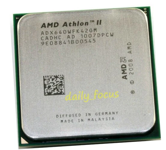 AMD Athlon II X4 640 ADX640WFK42GM 4 Core 3.0GHz Socket AM2+ AM3 CPU Processor - Image 3 of 4