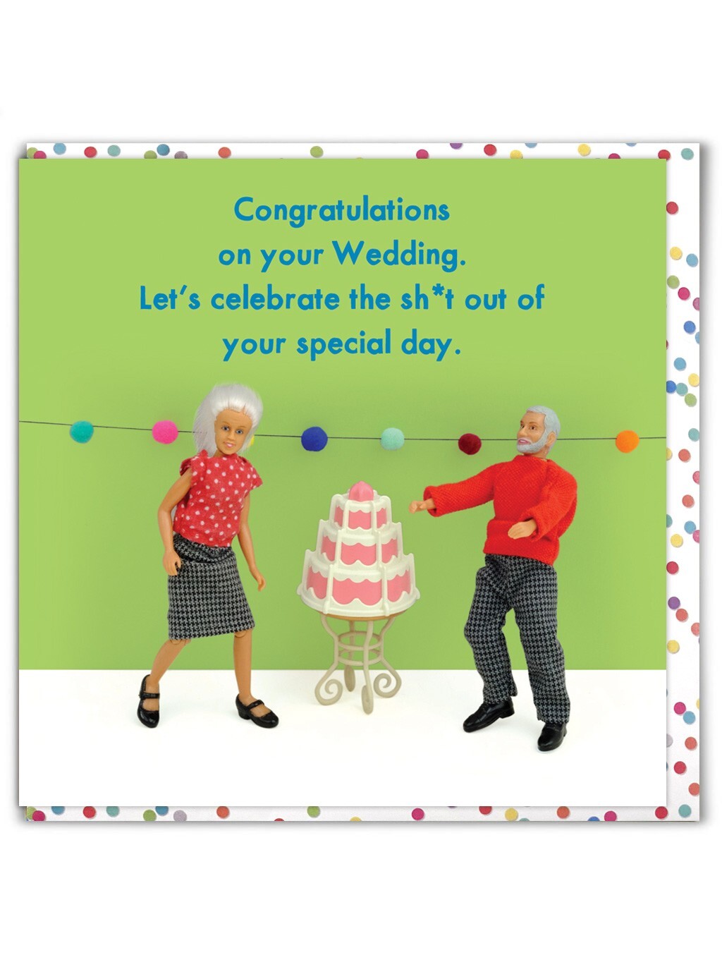 Funny Wedding Card 'Congratulations' Witty Amusing Novelty Humour