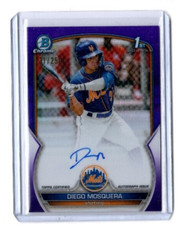 2023 Bowman Chrome Purple Refractor Diego Mosquera Autograph RC #'d 231/250