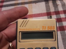 CALCOLATRICE VINTAGE TEXAS INSTRUMENTS TI 503 PERFETTAMENTE FUNZIONANTE