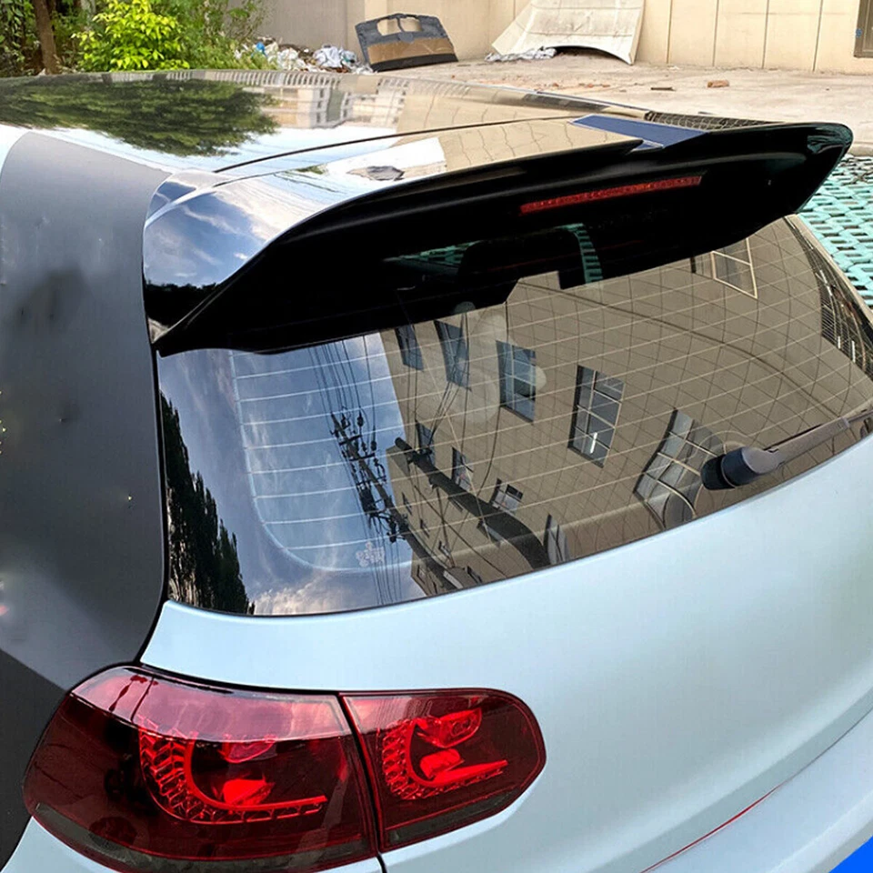 Gloss Black Rear Roof Spoiler Wing For VW Golf 6 MK6 2008-2013 OETTINGER Style Foto 4 de 4
