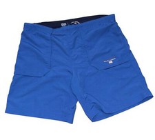 VNTG Polo Sport Ralph Lauren Shorts Sz L 90 s Blue Rare
