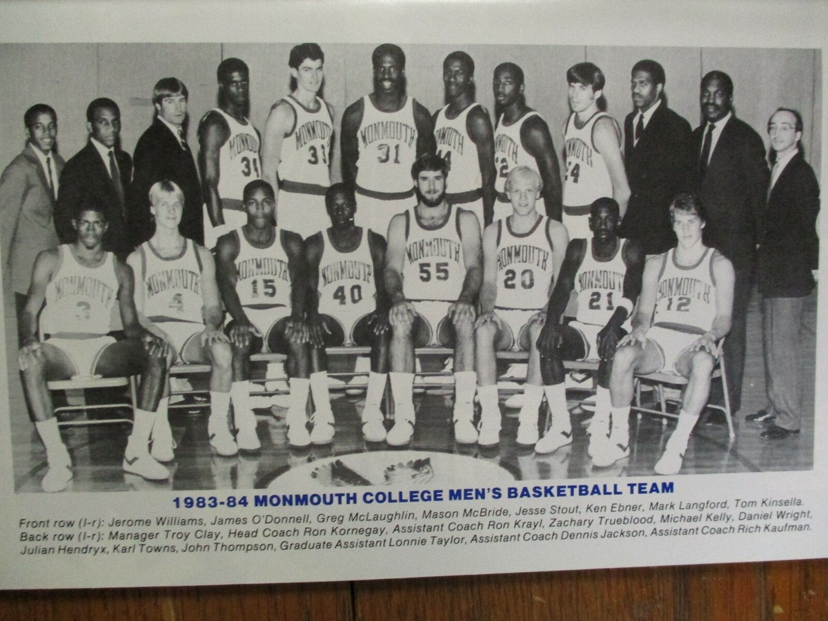 1983 Monmouth College Men's Basketball Guide(w/RON KORNEGAY/MASON