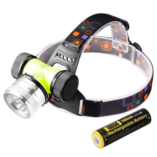 Faro de buceo impermeable bajo el agua de altos lúmenes amarillo + blanco LED - Imagen 13 de 13