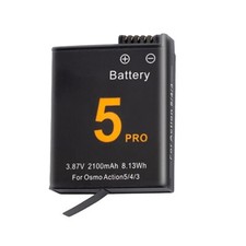 High Capacity 2100mAh Replacement Extra Battery f DJI Osmo Action 5/4/3 Camera
