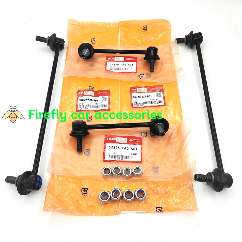 Juego de 4 eslabones estabilizadores de barra estabilizadora delantera y trasera OEM para Honda Accord 2013-17 Foto 2 de 4