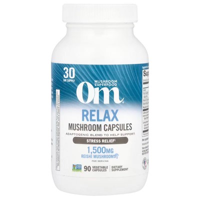 Om Mushrm Sprfd Gently Zen - 90 ct