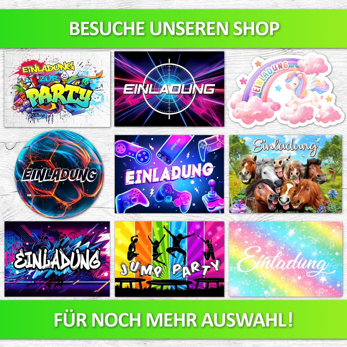Batman Einladungskarten-Set – 8 Karten + Umschläge + Sticker Für Kindergeburtstag