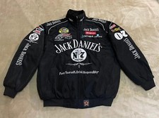 Unisex Adults F1 Team Racing Jack Jacket Embroidery Cotton Padded