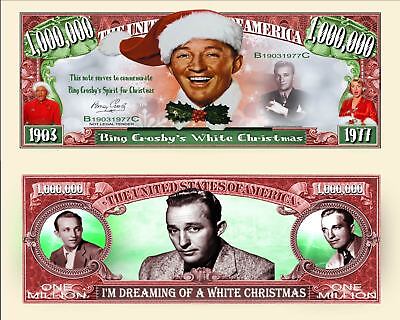 Bing Crosby's White Christmas Million Dollar Novelty Money