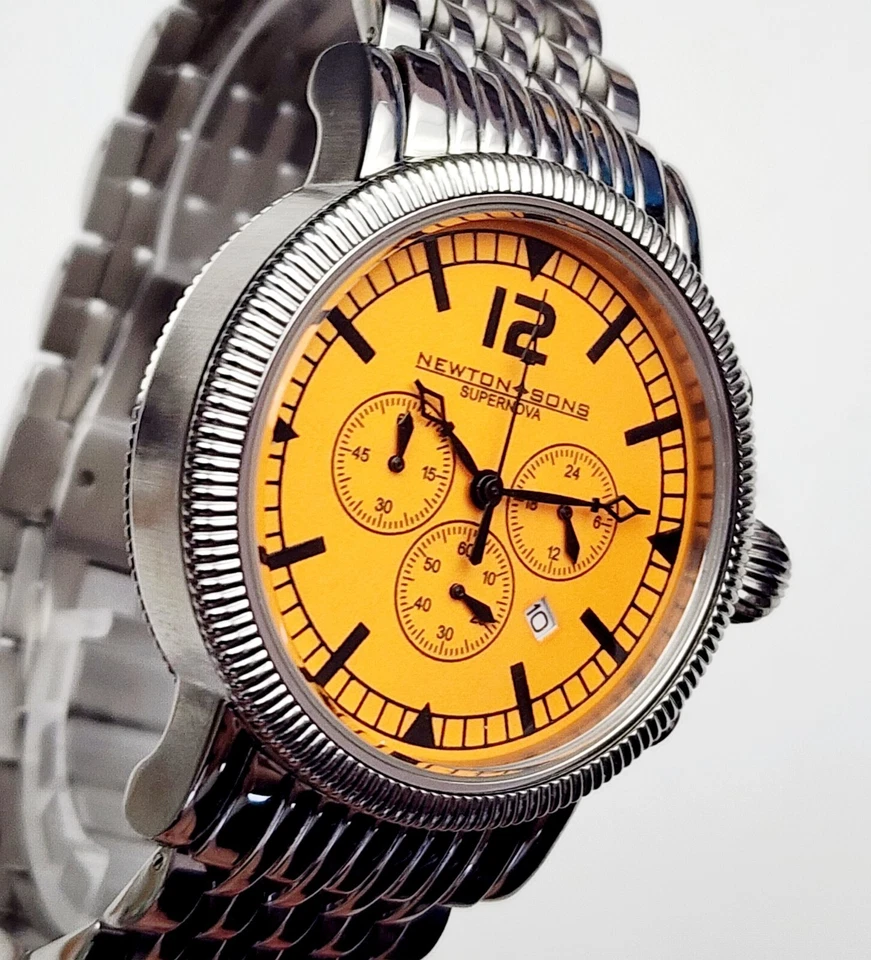 RARE,UNIQUE Men's CHRONOGRAPH Watch NEWTON-SONS QS.204.046 - Image 4 of 4