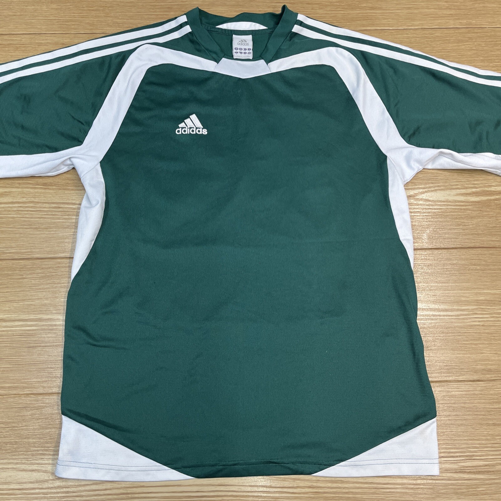 Men's Soccer Shirt Adidas Athletic Training Short Sleeve Jersey Tee