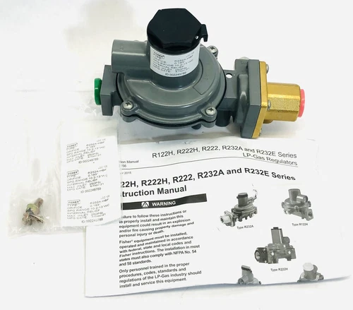 FISHER #R232A-HBF PROPANE INTEGRAL TWO STAGE REGULATOR 250 PSI