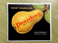 Whiteway&rsquo;s Sweet Sparkling Peardrax Non-alcoholic, Whiteways ~ Vintage Label