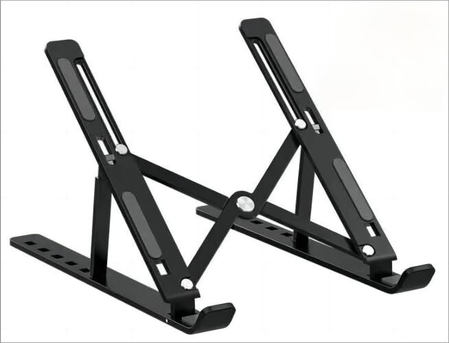 Portable Aluminum Alloy Laptop Stand Folding Cooling Raised Stand