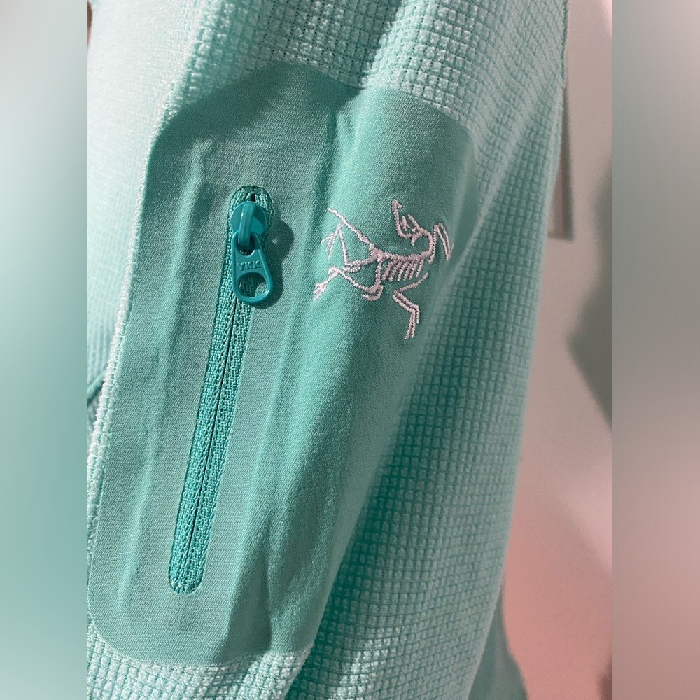 Giacca pullover Arc'teryx Donna Delta LT Cerniera Collo Pile Verde Taglia small