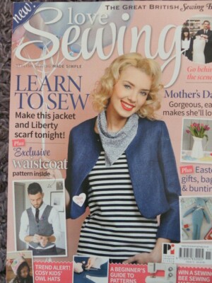 Love Sewing Magazine Issue 11. Pattern included
