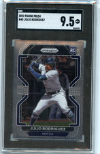 2022 PANINI PRIZM #40 JULIO RODRIGUEZ ROOKIE CARD RC, MARINERS - SGC 9.5 (222)