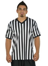 Mens Referee Shirts  V-Neck Style  Perfect Ref Shirt for Officials, Bars, More