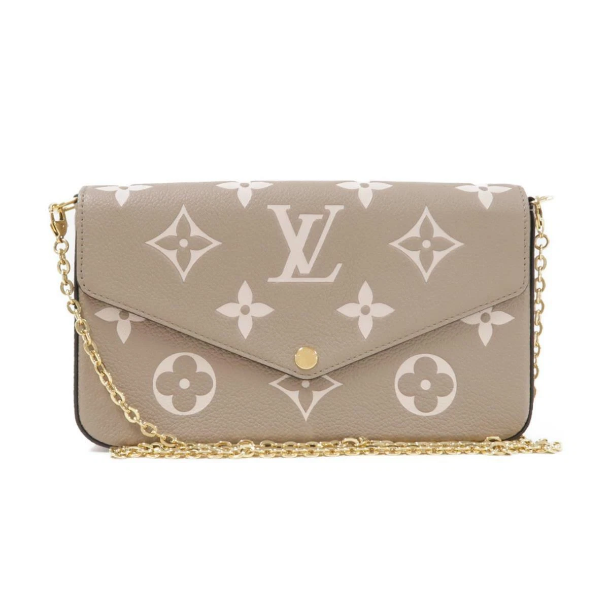 LV LV Women Favorite Tourterelle Gray Cream Monogram Empreinte