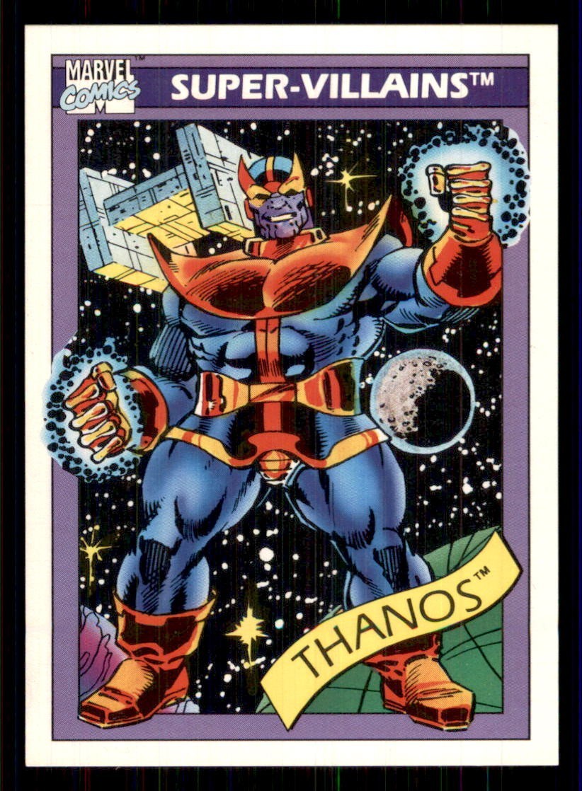 1990 Impel Marvel Universe Series 1 #79 Thanos