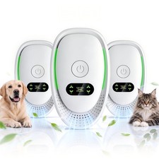 Cat Litter Deodorizer Pet Odor Eliminator, 3 Pack Air Purifiers for Home