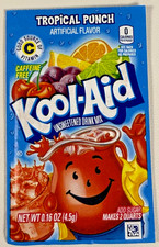 Kool-Aid Tropical Punch Unsweetened Soft Drink Mix Caffeine Free