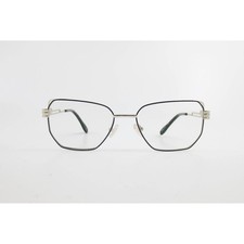Chelsea Morgan CM 20245 Black Gold Geometric Butterfly Eyeglasses Frames