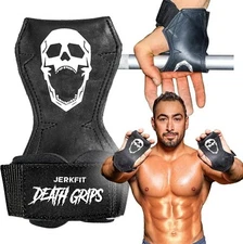 Death Grips Premium Lifting Straps Large Car Tire Grade Rubber PVC Wrist Straps 