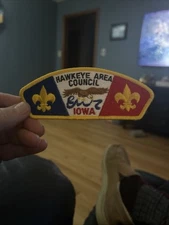 Hawkeye Area Council plastic back BSA CSP Patch