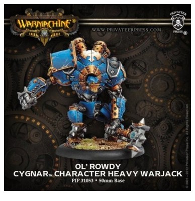 Warmachine Cygnar Ol'Rowdy Character Heavy Warjack
