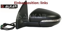 Alkar 6125124 AußEnspiegel Links Spiegel AußEn FüR VW