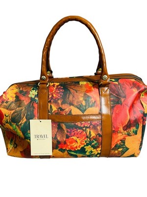 Patricia Nash Leather Milano Weekender Bag