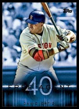 2015 Topps Free Agent 40 David Ortiz Boston Red Sox #F40-6