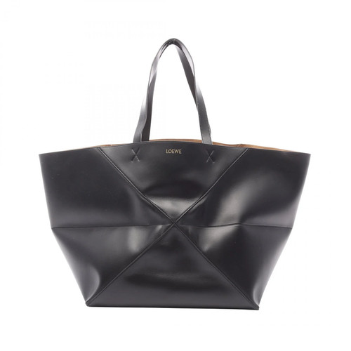 Loewe Tote Bag Black Leather #RCB477