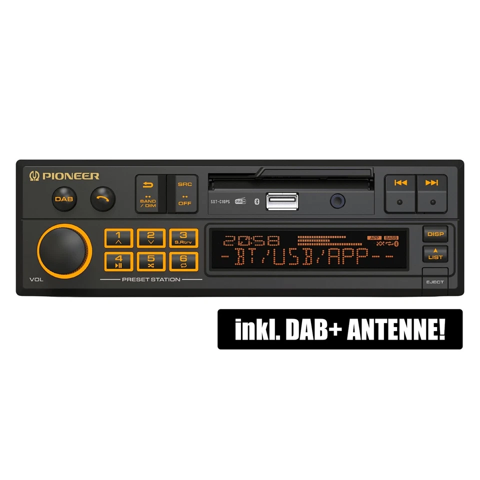 JVC KD-X182DB Auto Radioset für SAAB 9-3 (2 YS3F) 2007-2011
