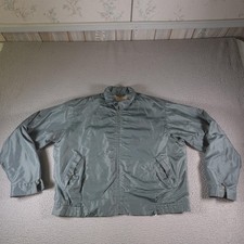 Vintage 50s McGregor Anti Freeze Jacket Mens 46 Green Nylon Made USA Lined