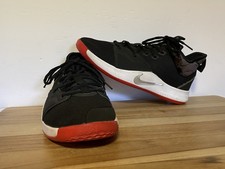 Nike Paul George Youth Black Velour Bred Boys Basketball Shoes Size 6.5 Medium